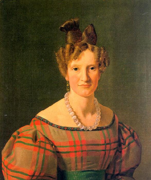 Constantin Hansen Portrait of Caroline Sophie Moller oil painting image